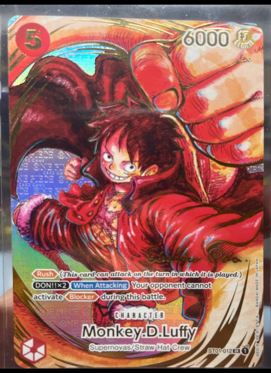 Oda Signature Monkey D Luffy ST01-12